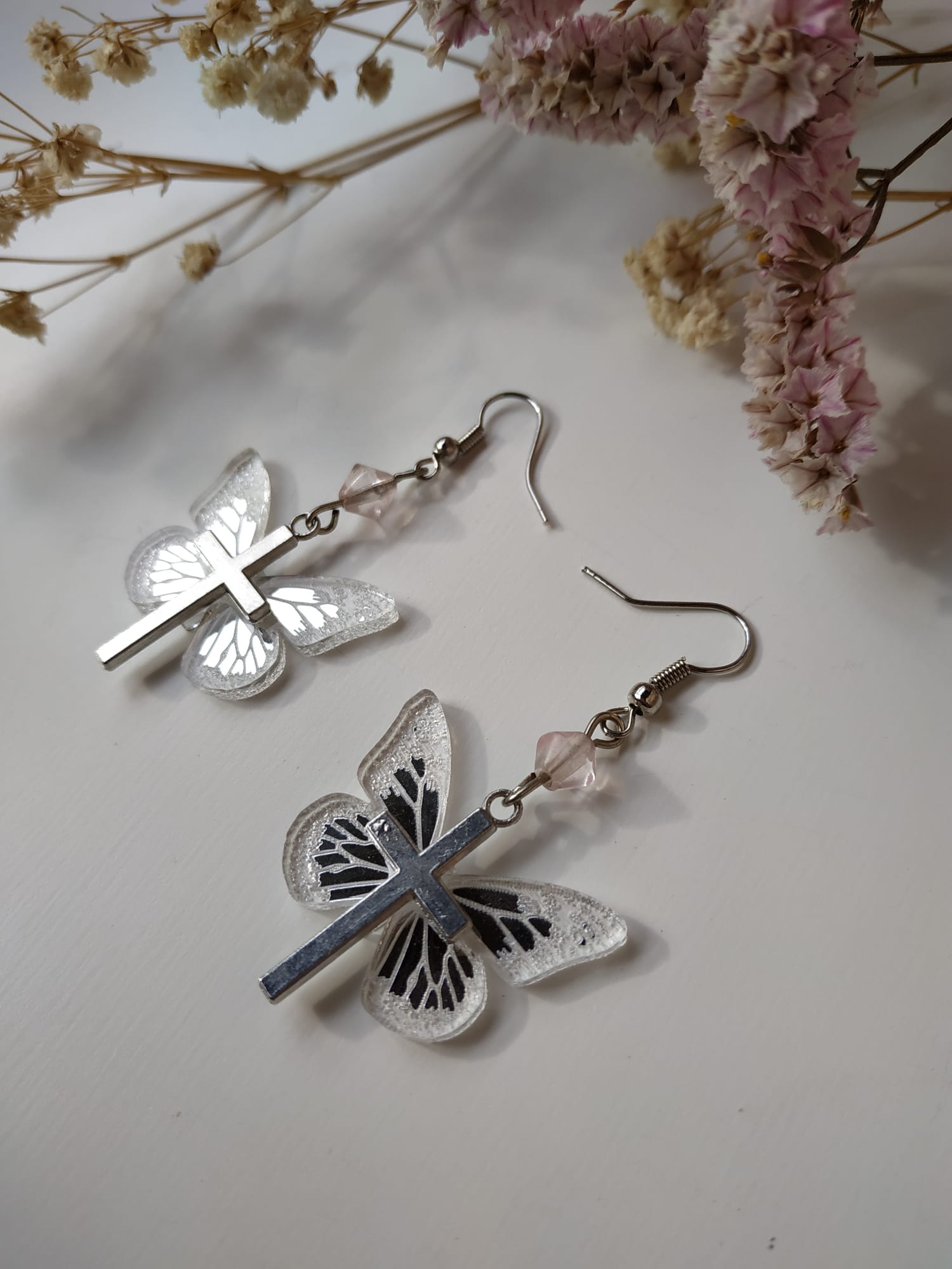 925 Sterling Silver Butterfly Crystal Earrings – Gypsy Diamonds